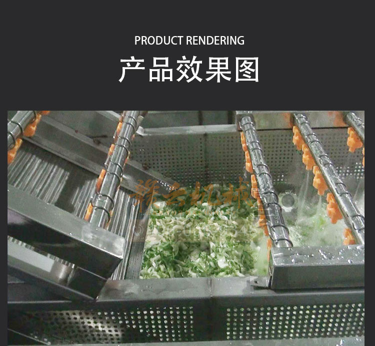 事业单位部队学校食堂的蔬菜清洗消毒用的气泡清洗机(图16)